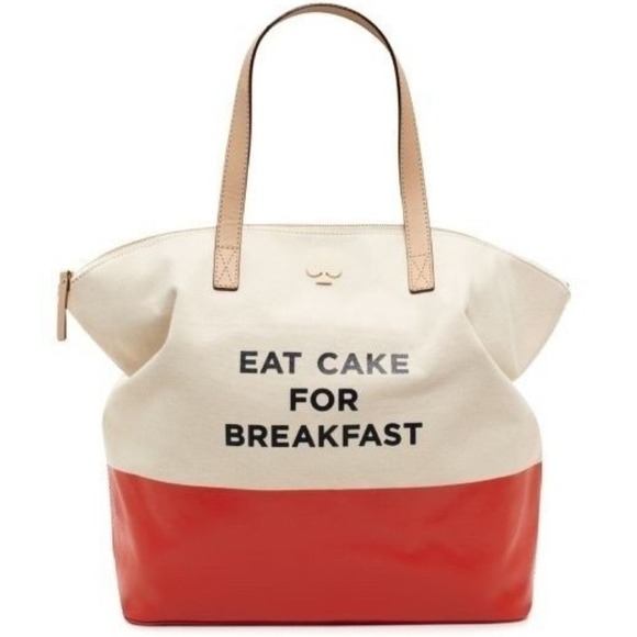 SOLD OUT Kate Spade Eat Cake for Breakfast Tote