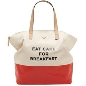 SOLD OUT Kate Spade Eat Cake for Breakfast Tote