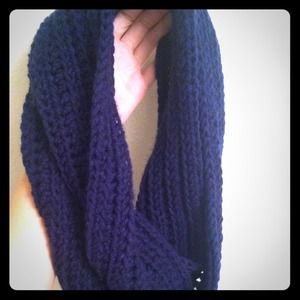 Custom Navy Infinity Scarf