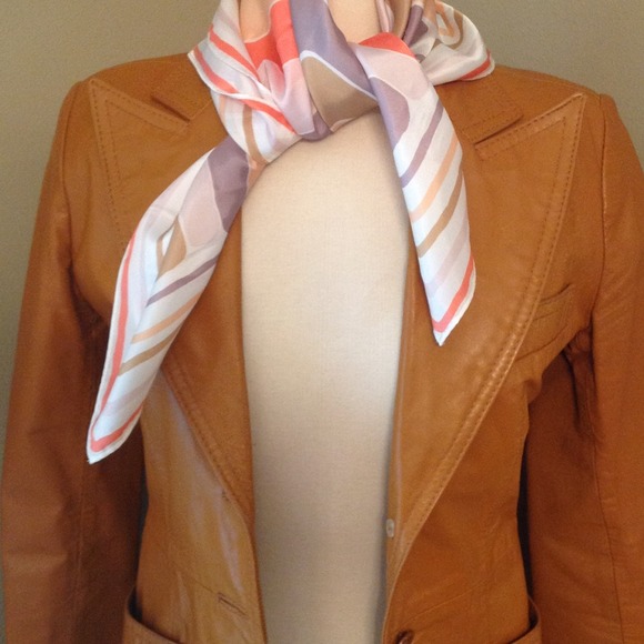 Vintage Caramel Leather Jacket
