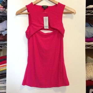 BeBe exposed mesh tank size small