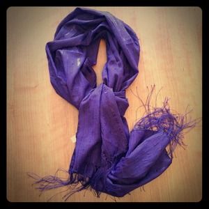 Purple Turkish neck or head scarf NEW