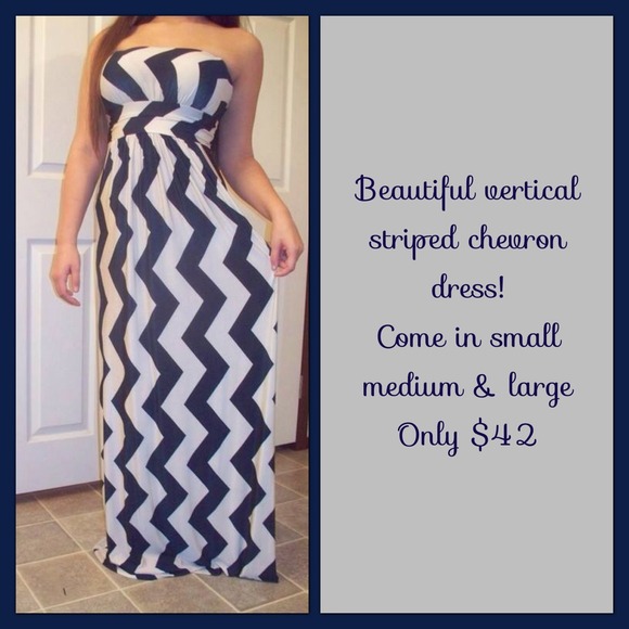 **FLASH SALE** Chevron Maxi Dress