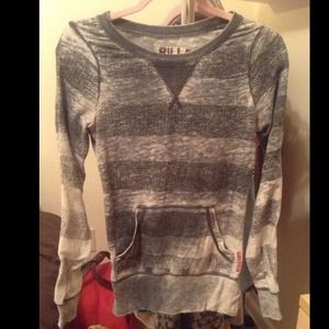 Billabong striped sweatshirt