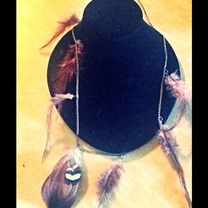 Feather necklace