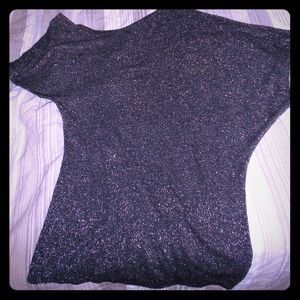 Black off shoulder top from Express