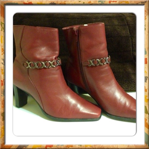 Wine Color Boots