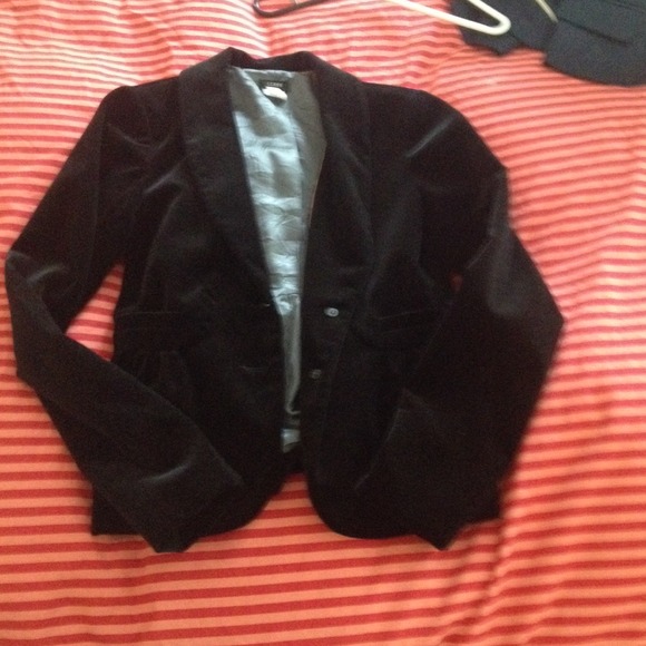 Velvet equestrian blazer