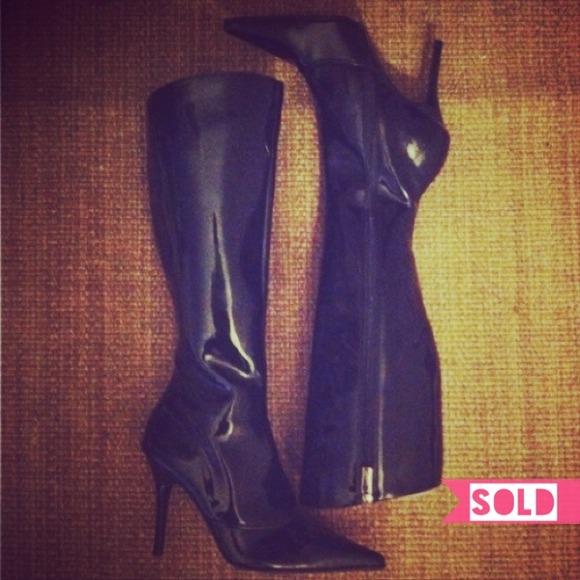 HOLD for @sonjasashaniko Black Patent Leather Boot
