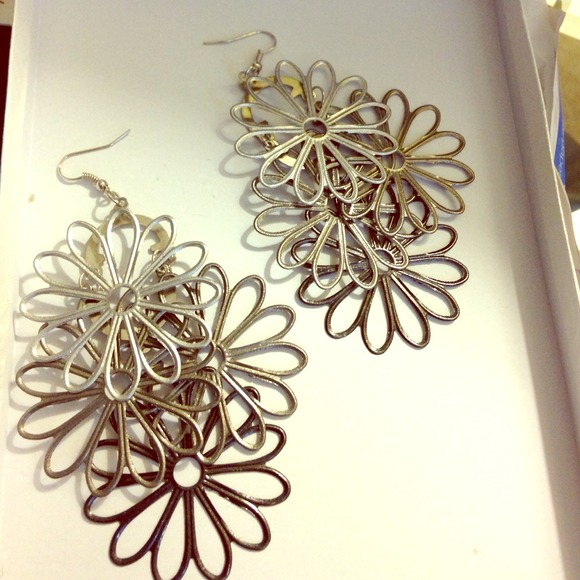 Sunburst style earrings