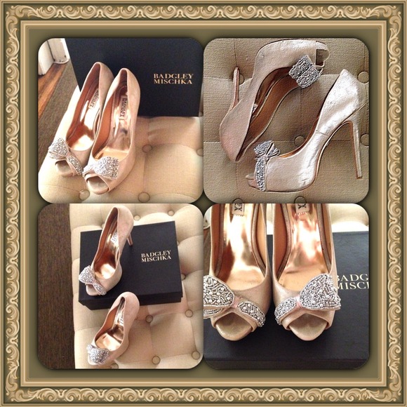 Badgley Mishka Vonda Peep Toe Pumps