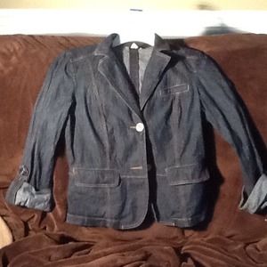 Ann Taylor Denim blazer