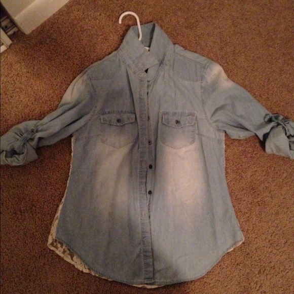 Denim top