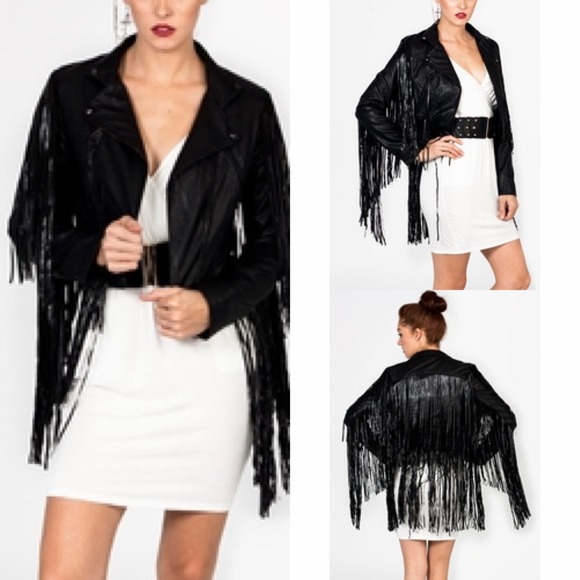 Western Faux Leather Jacket