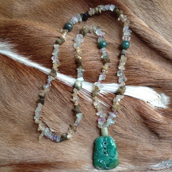 Amazing stone necklace