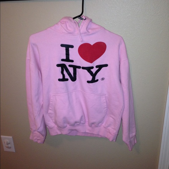 I ❤️NY pink hoodie