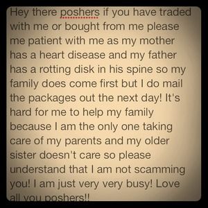 Please be patient thanks!!