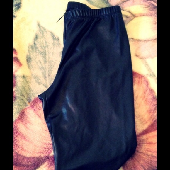 Leather tights brand new