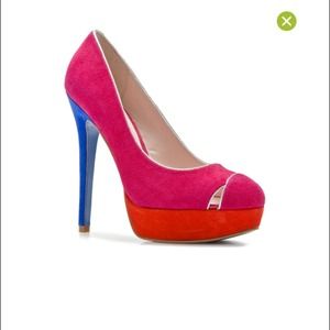 Audrey Brooke suede pumps. Worn once.