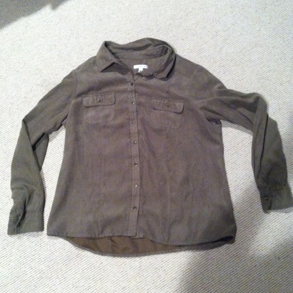 Croft & Borrow Olive Green Shirt