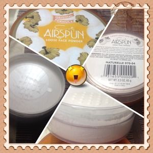 Loose face setting powder