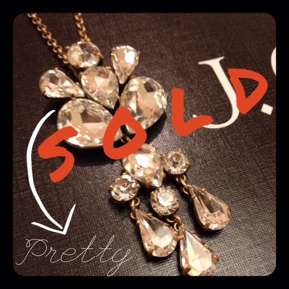 J. Crew Chandelier Pendant Necklace