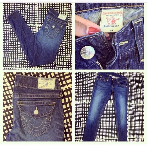 True religion skinny jeans woman