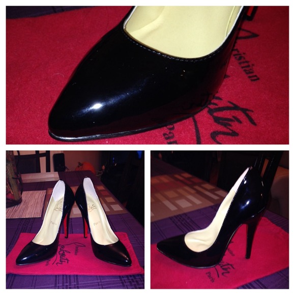 CL Inspired Black Patent Leathers
