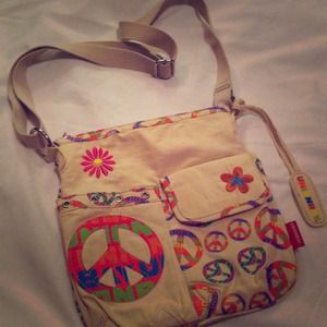 Peace sign purse