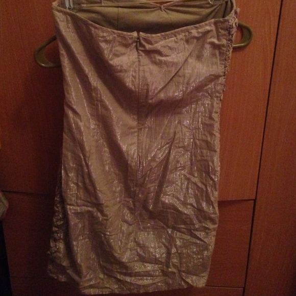 ASOS Strapless Grey Dress - Picture 2 of 2