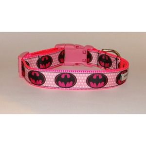 Small batman dog collar