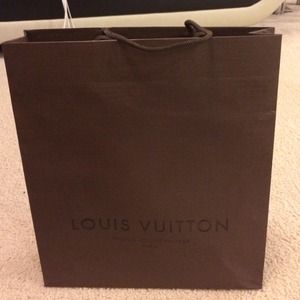 Authentic Louis Vuitton Gift Bag 12.2x15x3