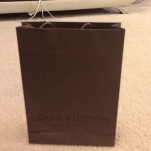 Authentic Louis Vuitton Gift Bag 8x11x2