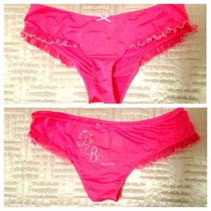 Victoria's Secret Blushing Bride cheeky panty
