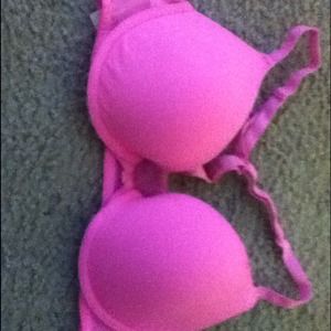 VS Pink Racerback Push up Bra.