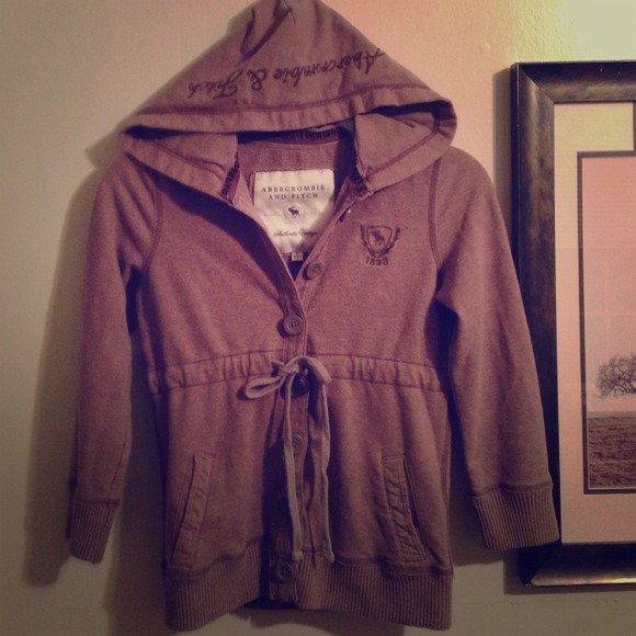 Brown A&F sweatshirt