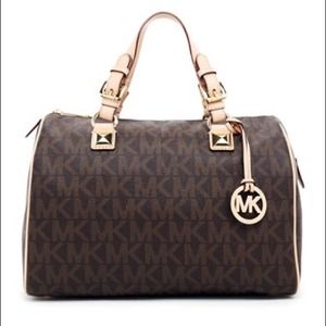 Michael Kors Grayson large logo satchel