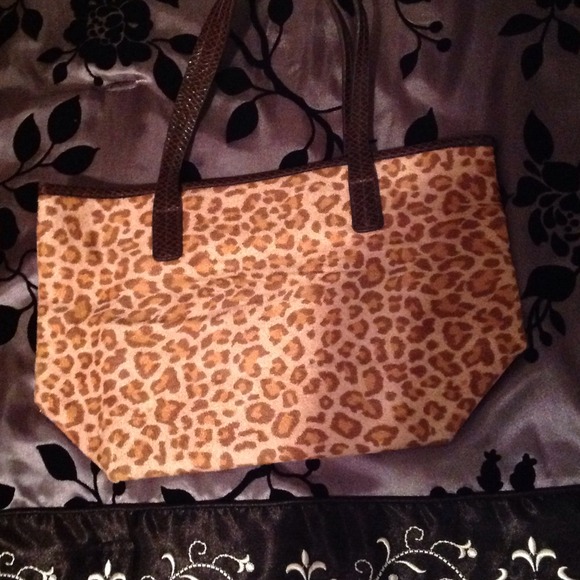 Victoria's Secret small leopard purse