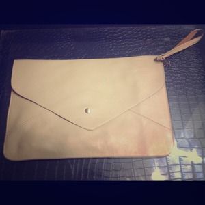 Nude Envelope Clutch