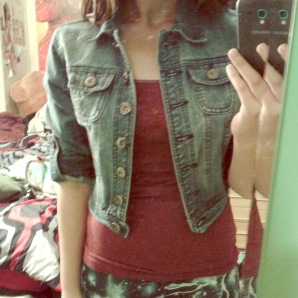 Denim Crop Jacket