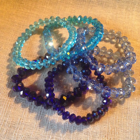 {SWAROVSKI Crystal Bracelet} Highest Qty Lt. Blue - Picture 4 of 4
