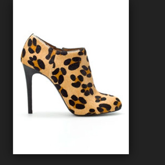 Zara Leopard Pony Hair Booties