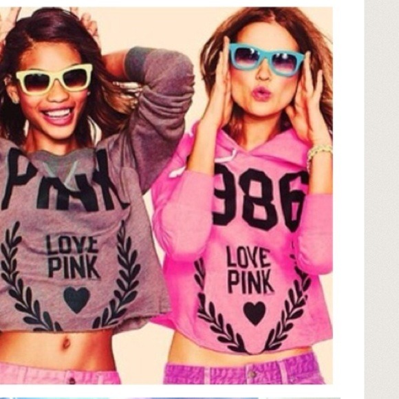 🚫TRADED🚫Victorias Secret PINK Cropped Hoodie - Picture 4 of 4