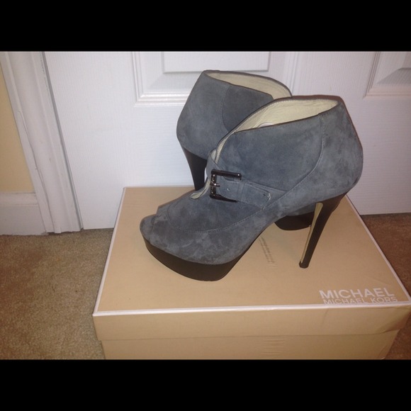 Sold!!!!   Michael Kors open toe platform bootie.