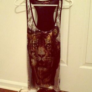 Sequin tiger tank!