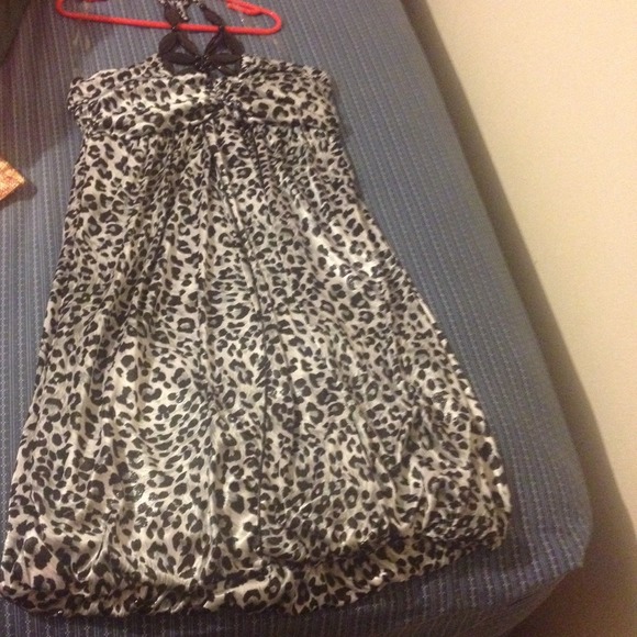 Leopard print dress