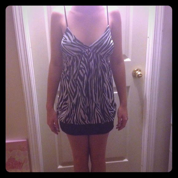 Zebra sparkle dress - Picture 1 of 2