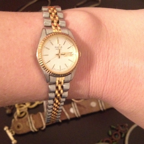 Two tone real watch
