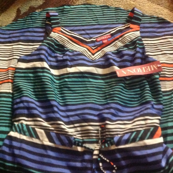 HP πNew Merona XS high low dress. - Picture 3 of 6