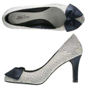 Lela Rose - Hampton Woven Bow Pump